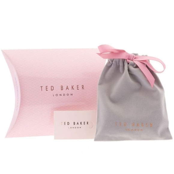 💕TED BAKER LONDON💕 Ronda Rivoli Crystal Earrings ~ Pale Pink NWT - Picture 8 of 8